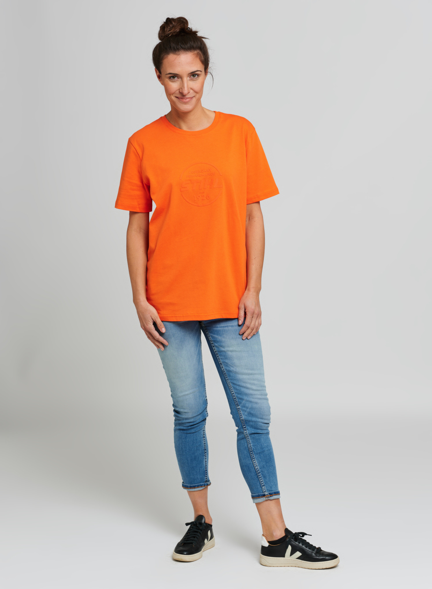 T-Shirt LOGO CIRCLE orange