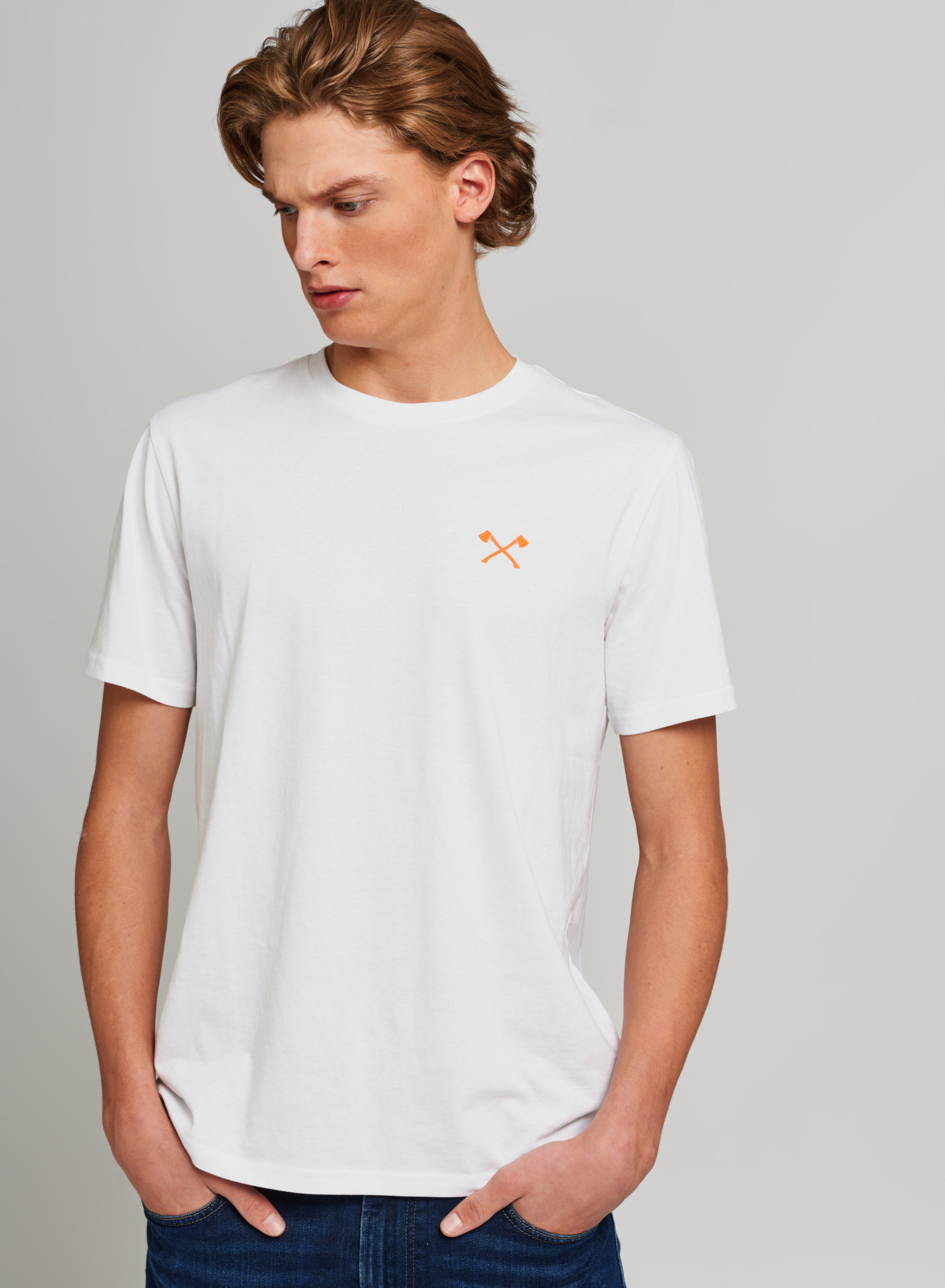 T-Shirt SMALL AXE weiß